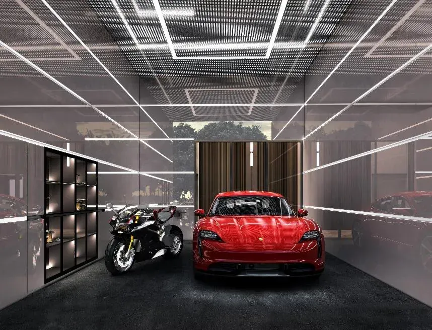 Khu garage xe siêu sang Privé