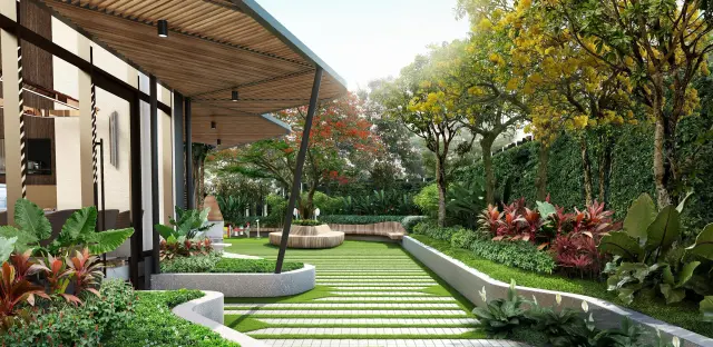 Vườn nhiệt đới Botanique Lawn